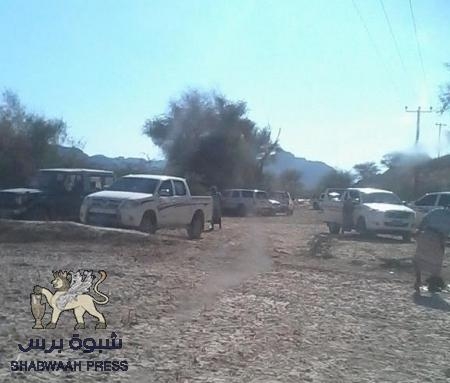 قبائل آلـ باعوضة تمنع 30 طقما مسلحا للعوالق من المرور في عزان