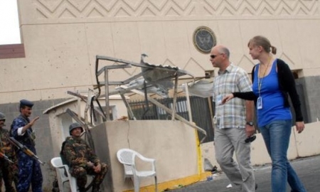 وزير خارجية أمريكاجون كيري : واشنطن تشارك بمحادثات مع الحوثيين في اليمن