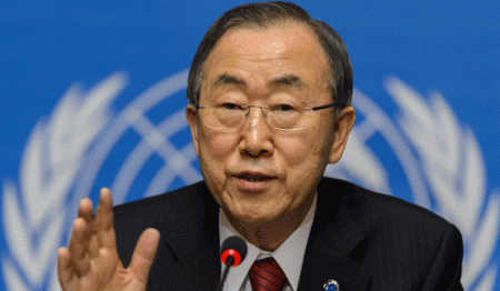 كي مون يدعو فرقاء اليمن لتجاوز &lsquo;&lsquo;جمود&lsquo;&lsquo; عملية الانتقال السلمي