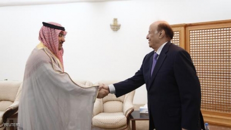 هادي ينشط في عدن ويلتقي سفير السعودية