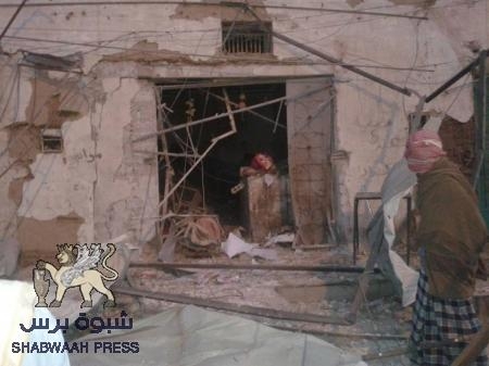 انفجار عبوة ناسفة يبدد سكون حوطة شبام ليلة البارحة (صور)