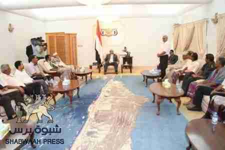 الرئيس ﻫﺎﺩﻱ ﻳﻠﺘﻘﻲ ﺍﻟﺸﺨﺼﻴﺎﺕ ﺍﻻ&zwnj;ﺟﺘﻤﺎﻋﻴﺔ ﺑﺮﺩﻓﺎﻥ