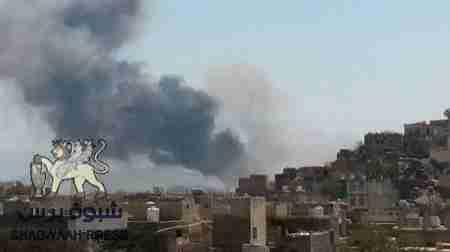 عاجل : التحالف العربي يقصف بالطائرات لواء ضبعان في الضالع (صور)