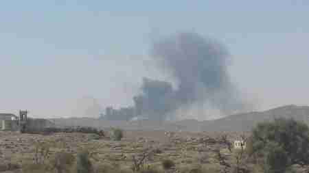 استمرار الانفجارت في معسكرات اللواء 33 في الضالع بعد ضربة &lsquo;&lsquo;الحزم&lsquo;&lsquo;