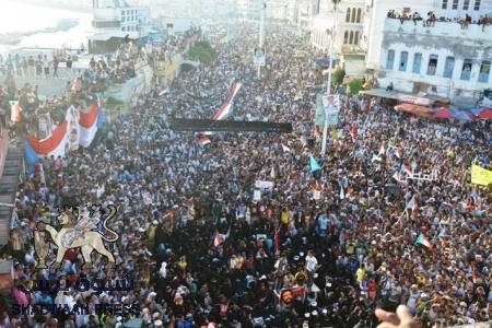 عصر الجمعة القادمة .. مسيرة جماهيرية كبرى بالمكلا تأييداً للتحالف العربي والمقاومة الشعبية