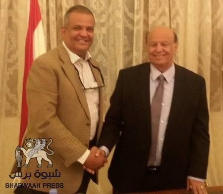 الرئيس هادي يستقبل الزميل ‘‘شطارة‘‘ ظهر اليوم في مقر اقامته بالرياض