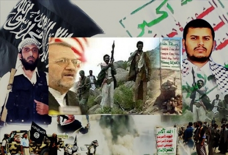 الحوثيون والقاعدة شركاء في القتل ونهب المال