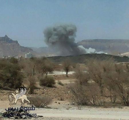 مقتل عشرات الحوثيين في غارت جوية في عتق ( ملف صور)