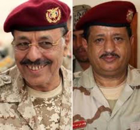 اللواء الهارب علي محسن الأحمر يسلم الجوف للحوثيين