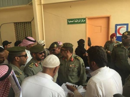 مساعد مدير عام الجوازات يتفقد منفذ الوديعة الحدودي واليمنيون يشكرون حكومة خادم الحرمين