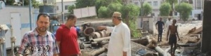 ائتلاف عدن يبادر في إصلاح  محطة  مجاري مدينة المنصورة