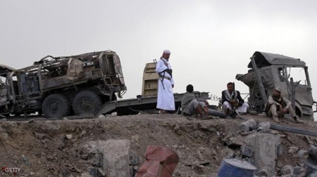 التحالف يكثف غاراته على مواقع المتمردين باليمن