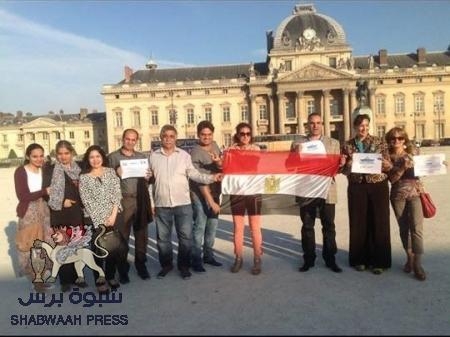 تحت شعار‘‘حب مصر يجمعنا‘‘ ناشطون عرب وفرنسيين يشاركون مصر فرحتها بافتتاح قناه السويس