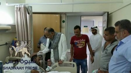 مغادرة دفعة اولى من الجرحى الجنوبيين بعد علاجهم في الامارات