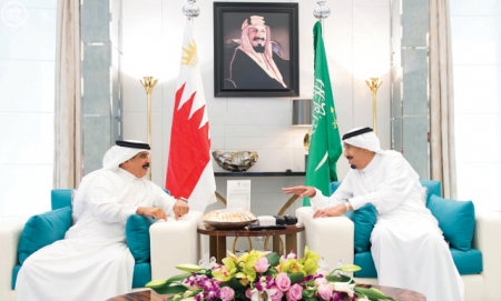 قمة سعودية بحرينية تبحث مستجدات المنطقة