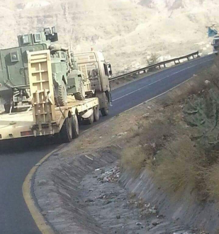 تقرير:ميليشيا عفاش والحوثة تعزز تواجدها في مكيراس بآليات عسكرية حديثة وصواريخ وأفراد .