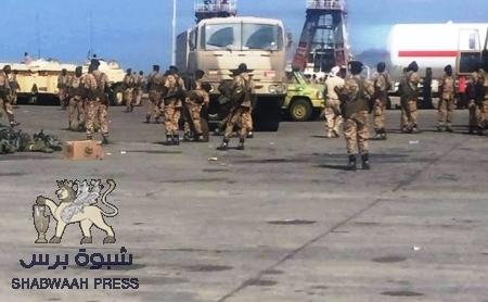 وصول كتيبة سودانية الى ميناء البريقة بعدن الصغرى (ملف صور)
