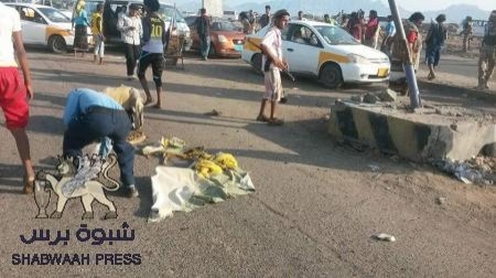 إنتحاري يفجر نفسه في خيمة للمقاومة الجنوبية بجولة كالتكس بعدن (صور بشعة)