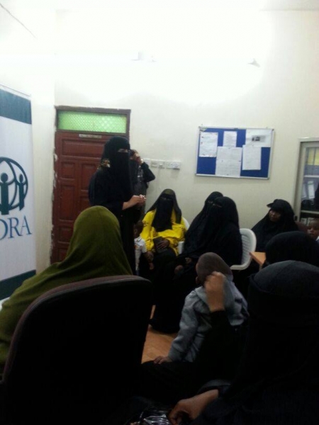 جمعية الصحة للجميع تنظم محاضرة توعوية للاجئين الصومال عن مخاطر الايدز
