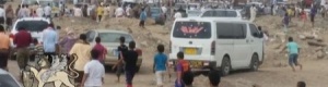 بموكب جنائزي مهيب.. البريقه تودع القيادي بالمقاومة ‘‘الشيخ راوي‘‘