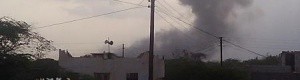 القاعدة تفجر مبنيين حكوميين في شقرة وزنجبار