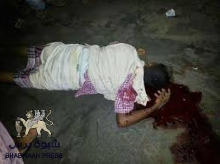 مسحلون مجهولون يغتالون شاب في أبين ويلوذون بالفرار