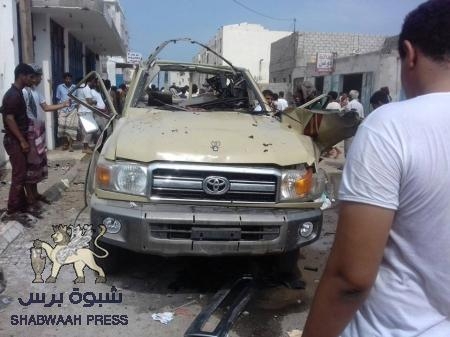 استشهاد قائد المقاومة في مديرية لودر في عملية تفجير إرهابية