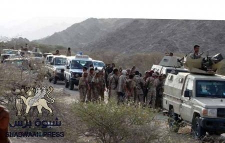 المخلوع والحوثيين يعززون قواتهم ببيحان بأسلحة جديدة