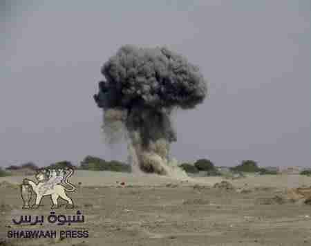 تفجير الغام بصحراء غرب صلاح الدين بمديرية البريقة