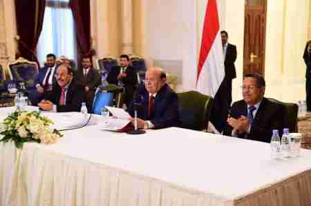 الرئيس هادي : رفضنا خارطة ولد الشيخ لانها تكافئ الانقلاب وتؤسس لحروب مستدامة