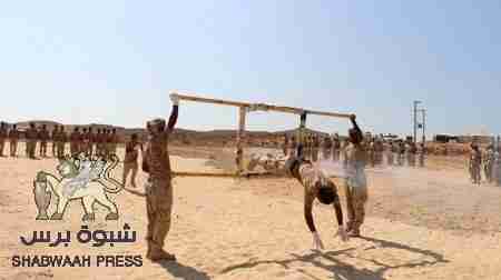 مصدر عسكري: تخرج الدفعة الأولى من قوات النخبة الشبوانية مطلع الشهر القادم