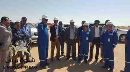 محافظ شبوة ونائب وزير النفط يزوران قطاع 2 S النفطي بالعقلة