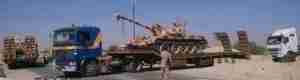 البدء بعمليات نقل اللواء 37 مدرع من حضرموت الى مأرب (صور)