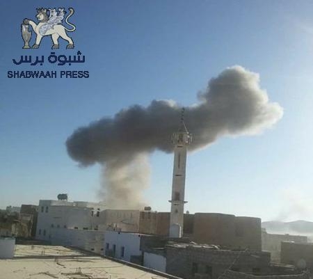 طيران التحالف يشن غارات ليلية لدعم المقاومة واللواء 19 في عسيلان