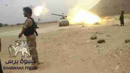 الجبهات الشرقيه لمديرية عسيلان تشهد معارك عنيفة في كل من جبهة الصفراء والسويدا والسليم  جنوب مديرية عسيلان.