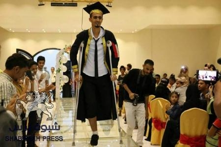 سامح جميل .. جريح عدن الذي زرع الامل في قلوب الجميع