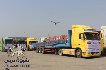 هيئة الهلال الأحمر الاماراتي توزع 50 ألف سلة غذائية في لحج