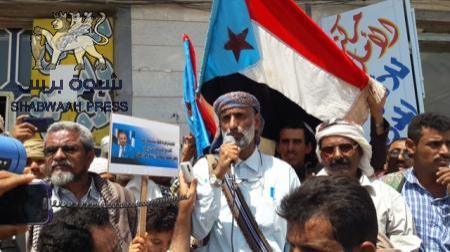 الشيخ السليماني أبناء شبوة يزحفون اليوم إلى عدن للمشاركة في مليونيه عدن