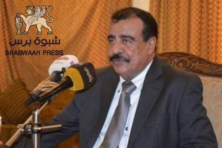 محافظ حضرموت يبارك إعلان المجلس الانتقالي الجنوبي.