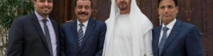 نجاح سياسي للمجلس الانتقالي : سمو الشيخ محمد بن زايد يلتقي بن بريك والحالمي