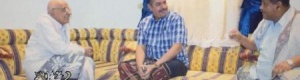 بحاح يزور غيل باوزير ليطمئن على عدد من الشخصيات الهامة فيها.