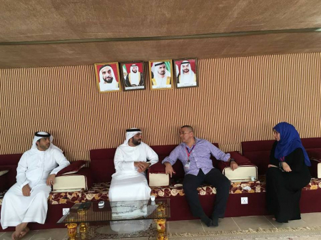 مدير الهلال الأحمر الإماراتي يلتقي مدير مكتب الأمم المتحدة للأمن والسلامة بعدن