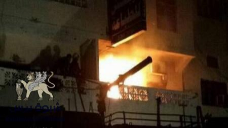 الكشف عن حقيقة الحريق بمقر حزب الاصلاح وكيف احترق 3 اشخاص بداخله