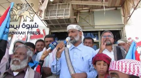 الشيخ السليماني :مشاركة ابناء شبوة في مليونية المعلا تأكيد واضح على دعم المجلس الانتقالي