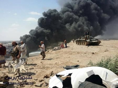 مصادر بقوات المقاومة الجنوبية تنفي اي مشاركة لطائرات التحالف باسقاط معسكر اللواء الرابع حماية