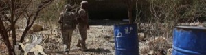 ضباط من الحرس والفرقة الأولى مدرع في صفوف الارهابيين في وادي المسيني بحضرموت