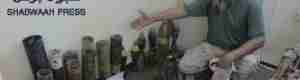 قوات الحزام الامني تضبط قذائف متنوعة كانت في طريقها الى عدن