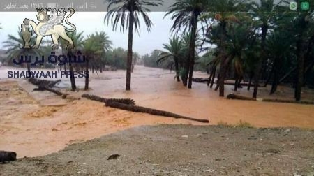 فقدان 20 شخص وأربع سفن في سقطرى التي تغرق بمياه الامطار بعد الاعصار