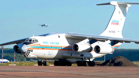 روسيا تدخل خط الحرب اليمنية بإرسال طائرتي مساعدات