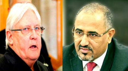 الزبيدي إلى عمّان للقاء جريفيثس